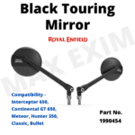 Black Touring Mirror