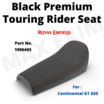Black Premium Touring Rider Seat