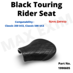 Black Touring Rider Seat