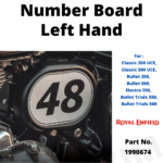 Left Hand Number Board