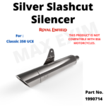 Silver Slashcut Silencer