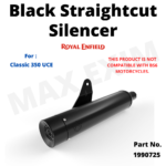 Black Straightcut Silencer