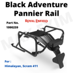 Black Adventure Pannier Rail