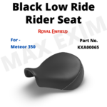 Black Low Ride Rider Seat