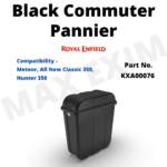 Black Commuter Pannier